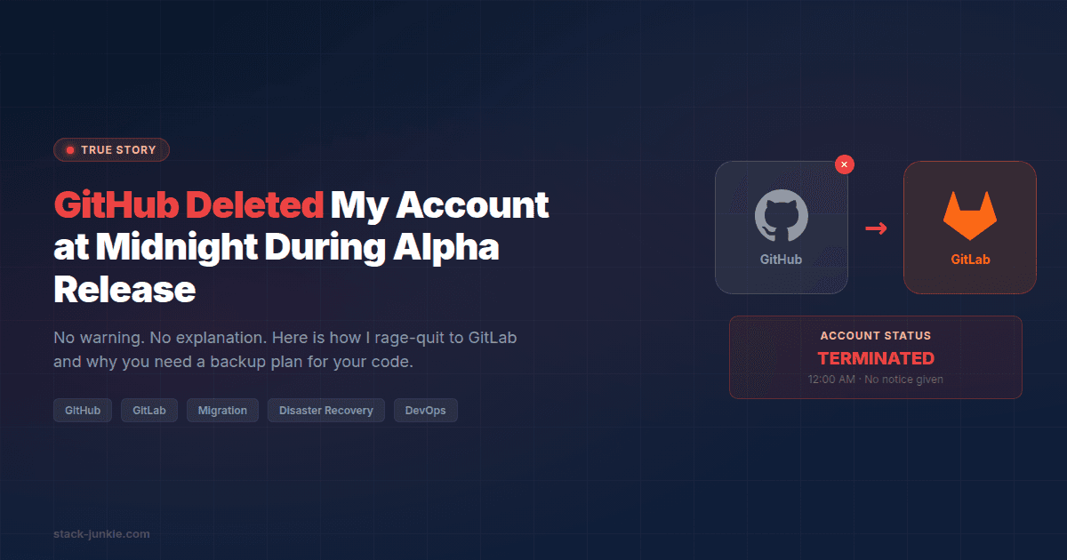 GitHub Deleted My Account at Midnight: Full GitLab Migration