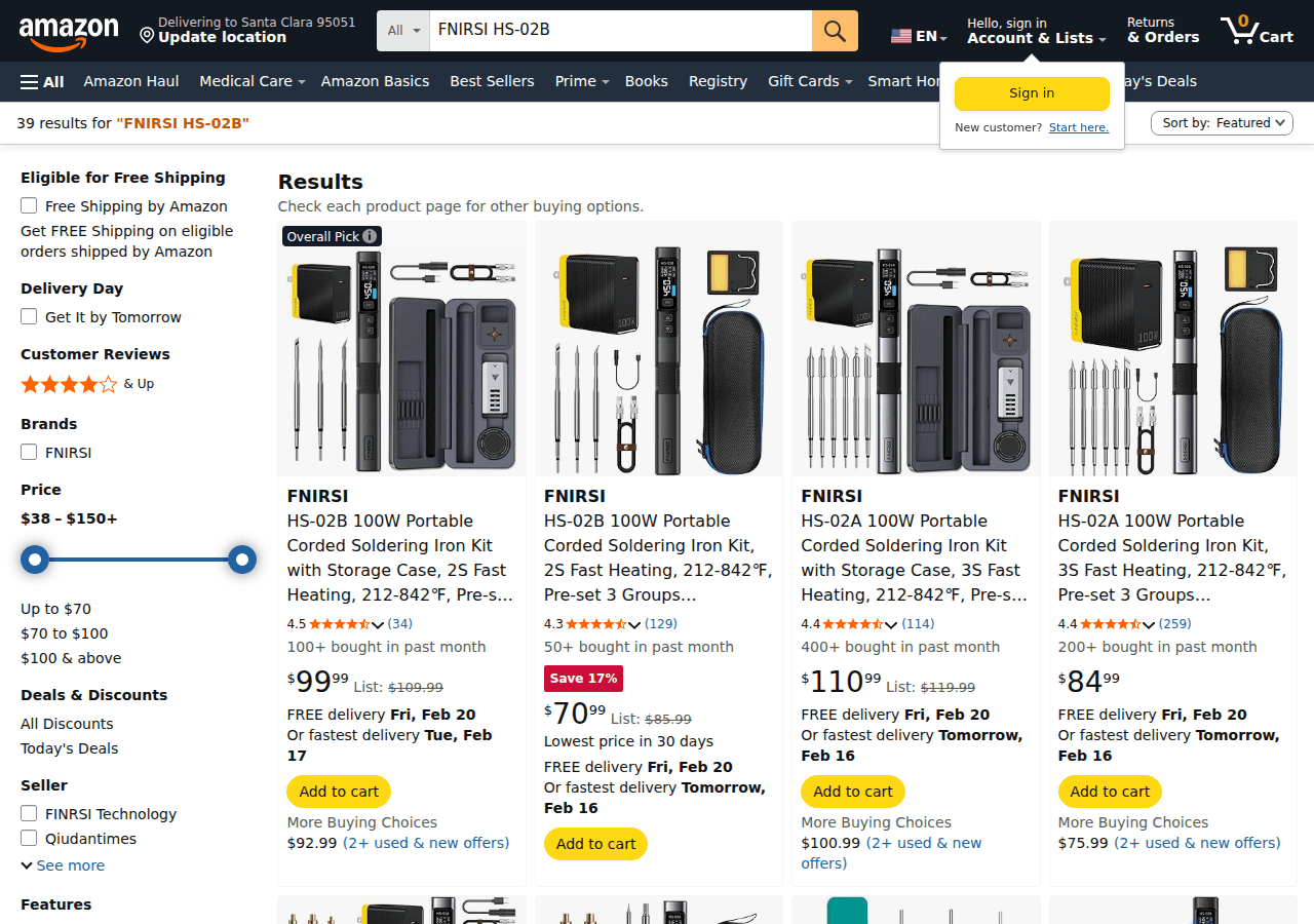 FNIRSI HS-02B USB-C PD portable soldering iron heating to 350°C in under 10 seconds with JBC-compatible tips