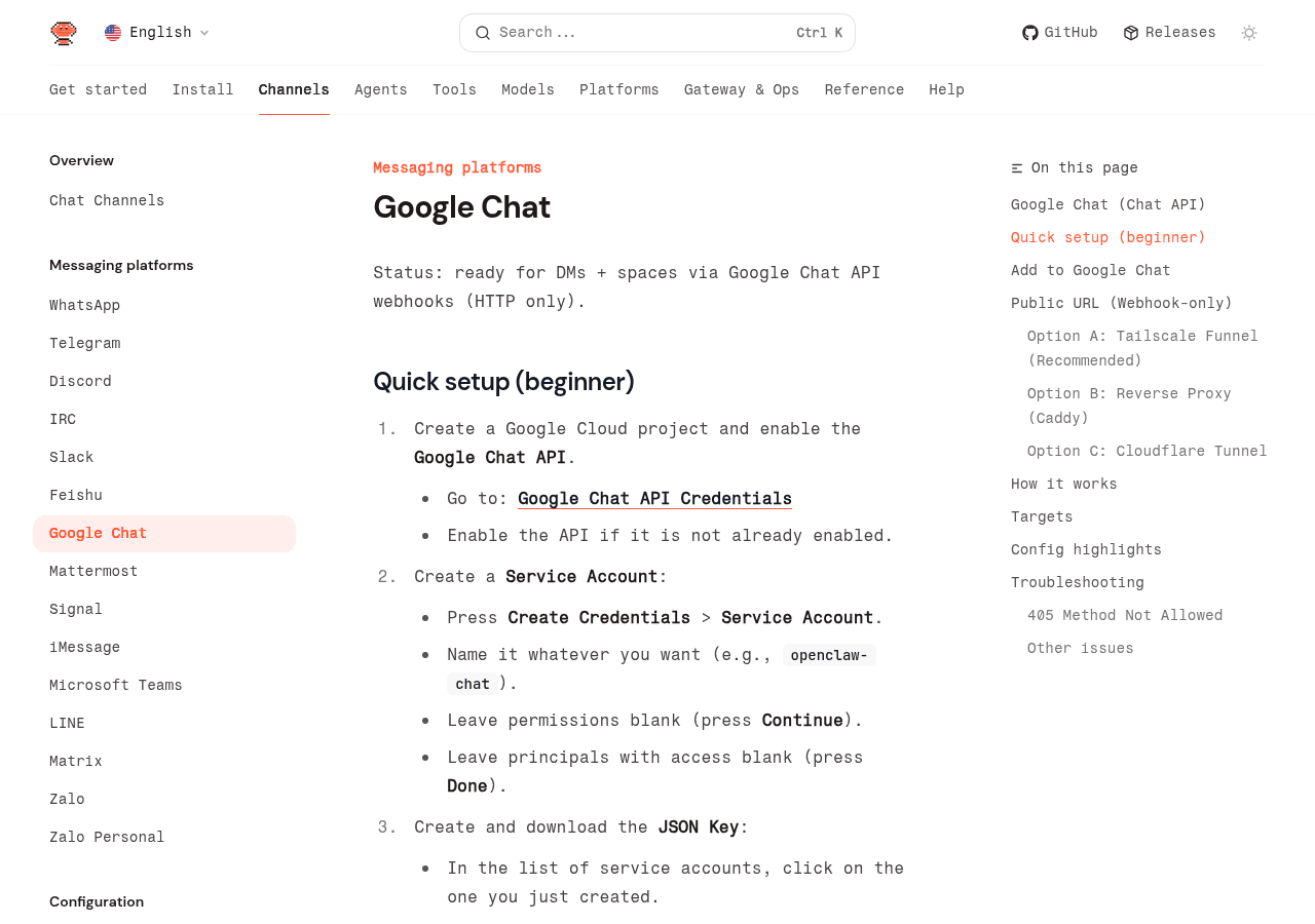 Connect OpenClaw to Google Chat in 8 Steps (The Hard Channel, Solved)
