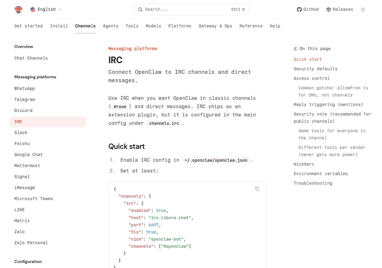 Connect OpenClaw to IRC in 4 Steps (Easiest Channel Setup)