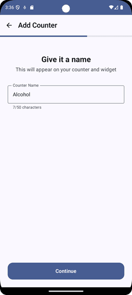 Setting up a custom habit name in Nimbus Clean Time