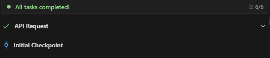 Screenshot of Kilo Code UI with missing restore‑point button